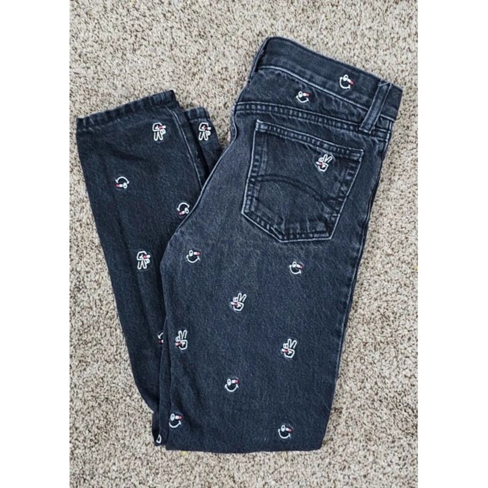 Vintage Tommy Hilfiger black denim jeans kids size 12